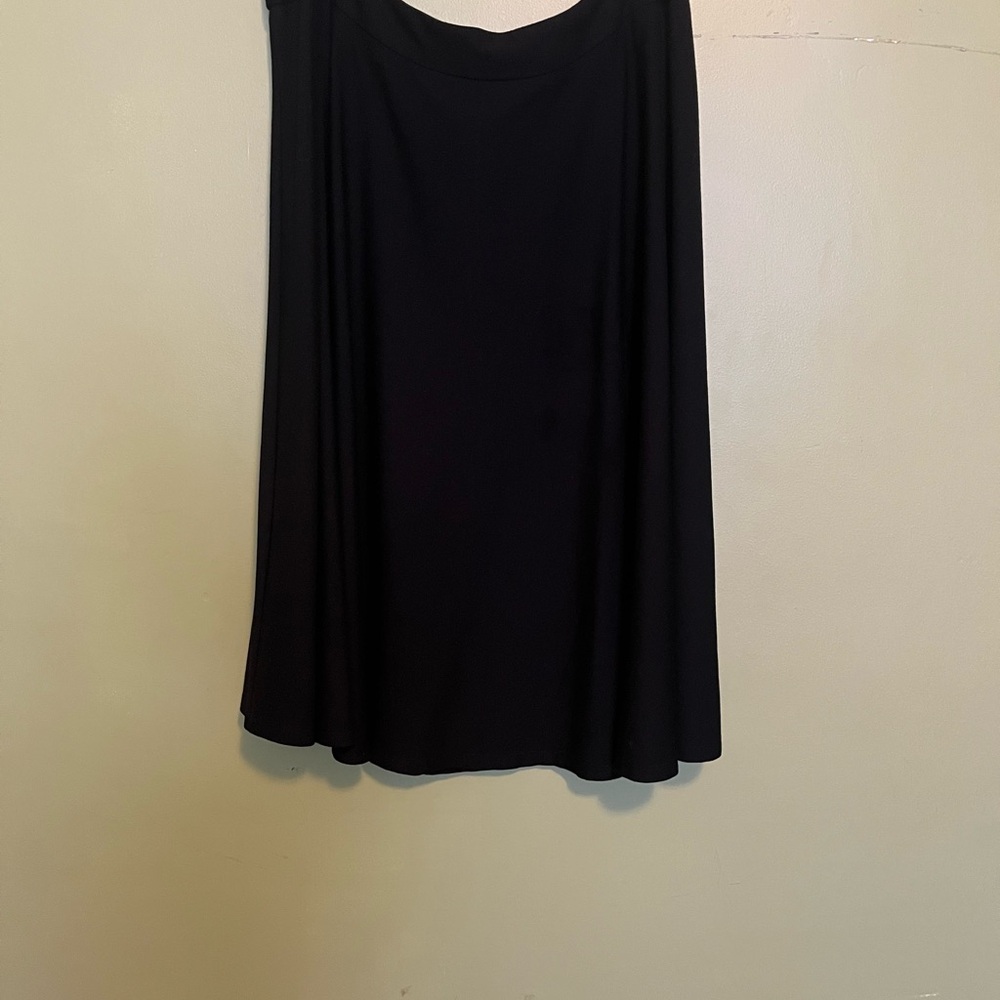 Eloquii Classic Black A-Line Skirt